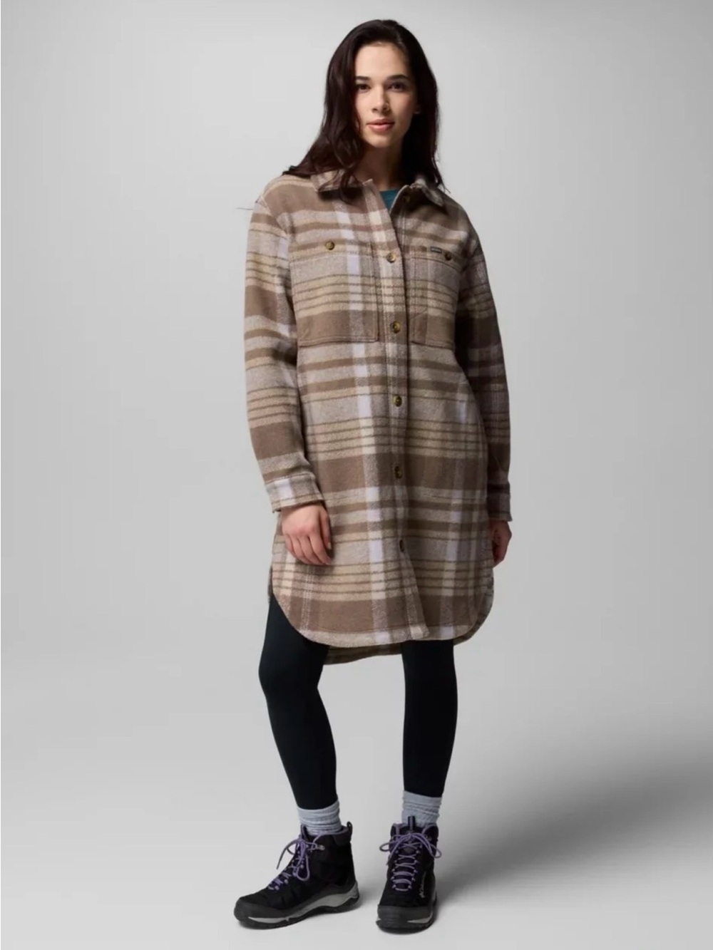 NWT- Women’s Columbia Wildest Venture Long Fleece Coat